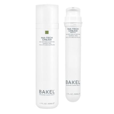 BAKEL Nia-Tech Cream Age-Defying & Unifying Normal Skin Case & Refill 150 ml